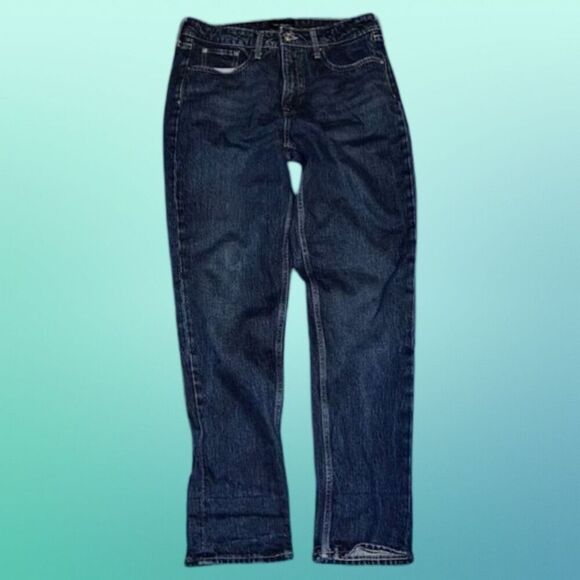 Free Assembly Mid Rise Dark Wash Jeans Size 10 29x30” #178 - Picture 7 of 7